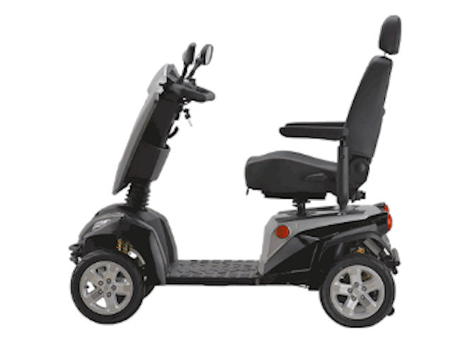 Scooter électrique PMR senior [Kymco Maxer] large chic 4 roues