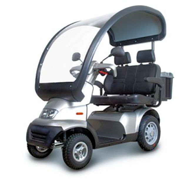 Afiscooter S4 with Wide Seat and Canopy