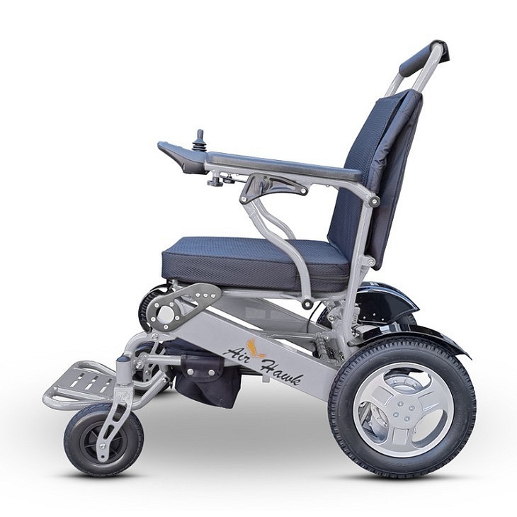Airhawk Silver Power Electric Portable Foldable Wheelchair